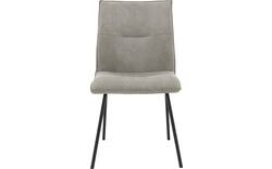 Goossens eetkamerstoel milan grijs micro leer - 8230497-01