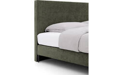 Goossens boxspring ease one incl matras groen stof - 8230504-01