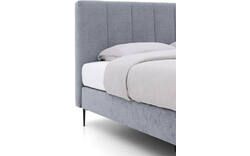 Goossens boxspring ease solid incl matras grijs stof - 8230510-04