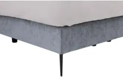 Goossens boxspring ease solid incl matras grijs stof - 8230510-01