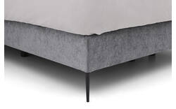 Goossens boxspring ease solid incl matras grijs stof - 8230512-01