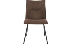 Goossens eetkamerstoel milan bruin micro leer - 8231020-01