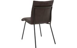 Goossens eetkamerstoel milan bruin micro leer - 8231021-02