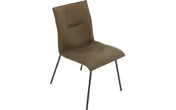 Goossens eetkamerstoel milan groen micro leer - 8231023-01
