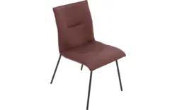 Goossens eetkamerstoel milan rood micro leer - 8231024-01