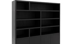 Goossens buffetkast barcelona zwart eiken - 8231282-03
