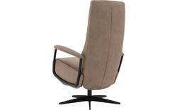 Goossens excellent relaxstoel riati bruin micro leer - 8231285-01