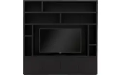 Goossens tv meubel barcelona zwart eiken - 8231367-05