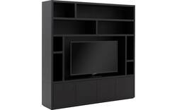 Goossens tv meubel barcelona zwart eiken - 8231367-05
