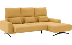 Goossens excellent loungebank princess geel stof - 8231520-gespiegeld-01