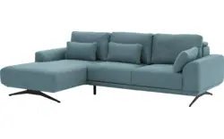 Goossens excellent loungebank princess blauw stof - 8231522-01