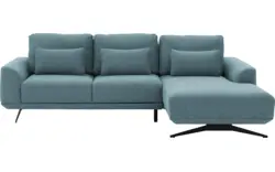 Goossens excellent loungebank princess blauw stof - 8231522-gespiegeld-01
