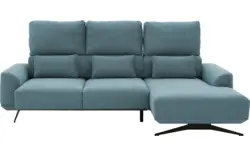 Goossens excellent loungebank princess blauw stof - 8231522-gespiegeld-01