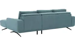 Goossens excellent loungebank princess blauw stof - 8231522-gespiegeld-01