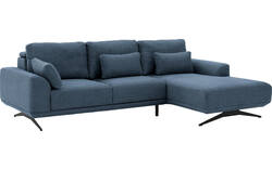 Goossens excellent loungebank princess blauw stof - 8231523-gespiegeld-01