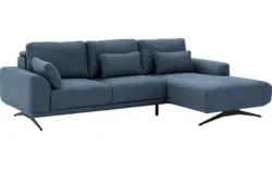 Goossens excellent loungebank princess blauw stof - 8231523-gespiegeld-01