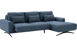 Goossens excellent loungebank princess blauw stof - 8231523-gespiegeld-01