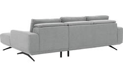 Goossens excellent loungebank princess grijs stof - 8231524-gespiegeld-01
