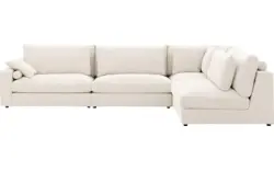 Stof boucle schelpenwit