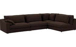 Goossens hoeksalon odette bruin stof - 8231532-goossens-odette-bank-stof-bruin-01