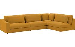 Goossens hoeksalon odette geel stof - 8231533-goossens-odette-bank-stof-geel-01