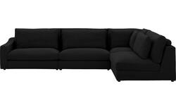 Goossens hoeksalon odette zwart stof - 8231539-goossens-odette-bank-stof-zwart-01