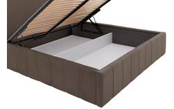 Goossens bedframe carte bruin stof - 8231663-goossens-carte-bedframe-microvezel-06