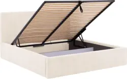 Goossens bedframe mysen storage bruin stof - 8231668-goossens-mysen-bedframe-stof-02