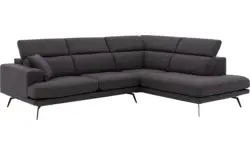 Goossens hoeksalon viggo bruin stof - 8231818-01