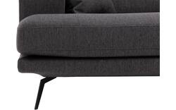 Goossens hoeksalon viggo bruin stof - 8231818-01
