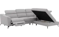 Goossens excellent hoeksalon elmer grijs stof - 8232562-goossens-excellent-elmer-bank-stof-grijs-01