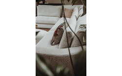 Goossens hoeksalon odette wit stof - 8229553-01