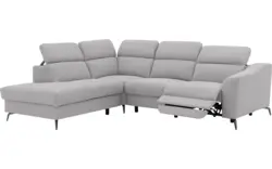 Goossens excellent hoeksalon elmer grijs stof - 8232627-01