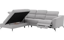 Goossens excellent hoeksalon elmer grijs stof - 8232627-01