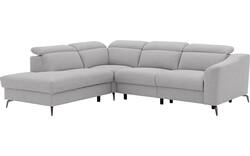 Goossens excellent hoeksalon elmer grijs stof - 8232627-08