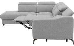 Goossens excellent hoeksalon elmer grijs stof - 8232627-01