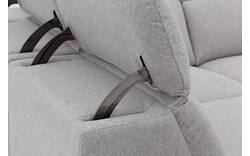 Goossens excellent hoeksalon elmer grijs stof - 8232627-01