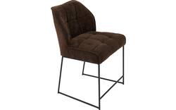 Goossens counterstoel ronnie bruin stof - 8233527-goossens-ronnie-barstoel-stof-01
