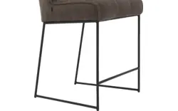 Goossens barkruk ronnie bruin stof - 8233529-goossens-ronnie-barstoel-stof-01