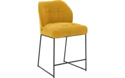 Goossens barkruk ronnie geel stof - 8233534-goossens-ronnie-barstoel-stof-01