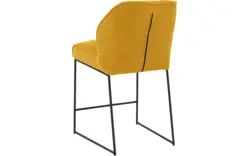 Goossens barkruk ronnie geel stof - 8233534-goossens-ronnie-barstoel-stof-01