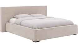 Goossens gestoffeerd bedframe trentino beige stof - 8233654-goossens-trentino-bedframe-stof-01