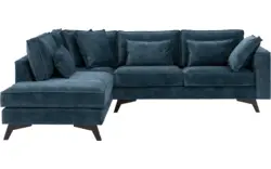 Goossens hoeksalon chambre blauw stof - 8233695-gespiegeld-02