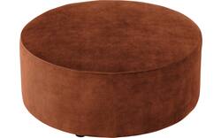 Goossens poef arendal bruin stof - 8234593-goossens-senne-kleinmeubel-stof-01