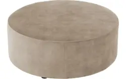 Goossens poef arendal beige stof - 8234644-goossens-senne-kleinmeubel-stof-01