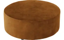 Goossens poef arendal bruin stof - 8234651-goossens-senne-kleinmeubel-stof-01