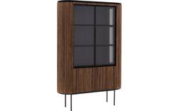 Goossens vitrinekast adel bruin teak - 8234671-goossens-adel-vitrinekast-teak-01