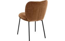 Goossens basic eetkamerstoel eller bruin stof - 8234679-goossens-eller-eetkamerstoel-stof-bruin-01