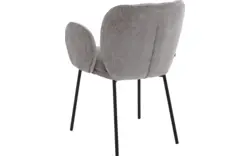Goossens basic eetkamerstoel eller bruin stof - 8234681-goossens-eller-eetkamerstoel-stof-bruin-01
