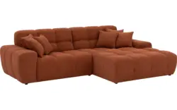 Goossens excellent loungebank kubus bruin stof - 8234718-gespiegeld-02